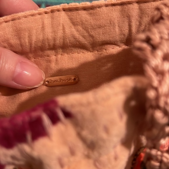 BNWT Free People Blush Velvet Moon π beaded Crossbody bag πΈπβοΈ - Picture 7 of 8